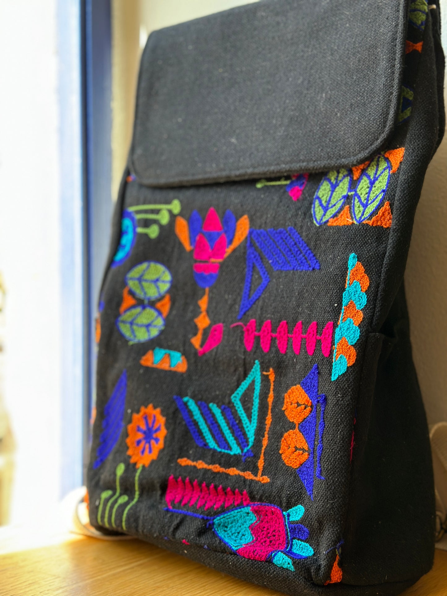 Hand embroidered Egyptian backpack