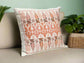 Palestinian Embroidered Peach Cushion Covers