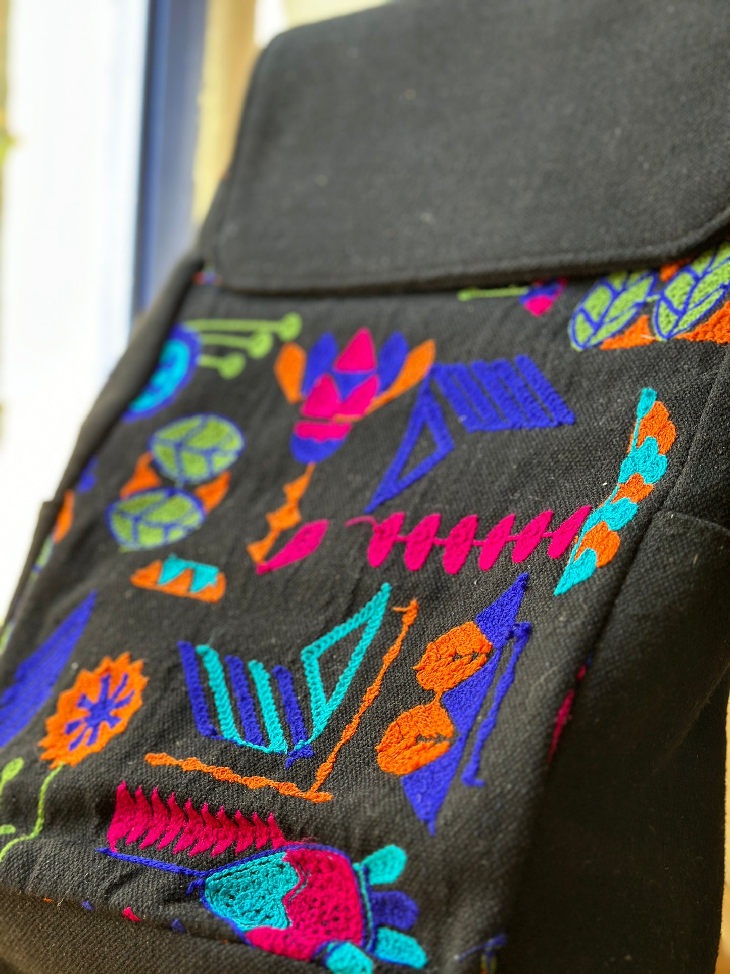 Hand embroidered Egyptian backpack