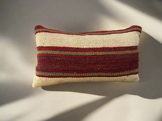 Handwoven wool cushions