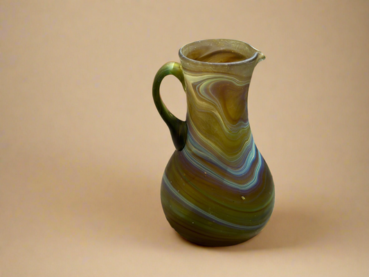 Honey Handblown Phoenician Pitcher