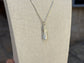 One Olive Leaf Silver Necklace