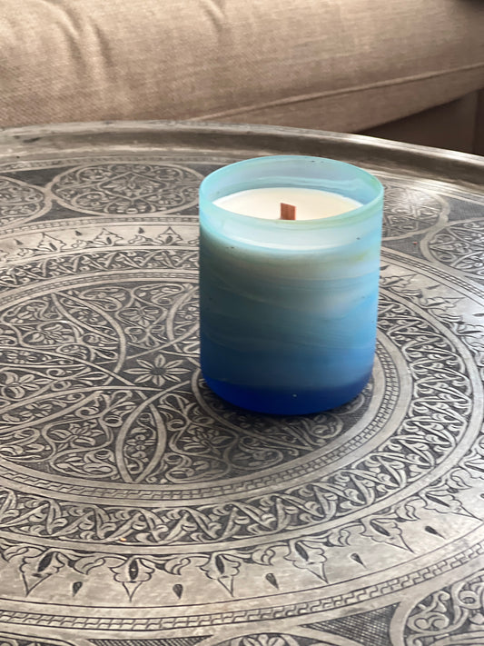 Phoenecian Glass Beeswax Candle