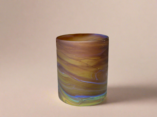 Honey Handblown Phoenician Wide Glass