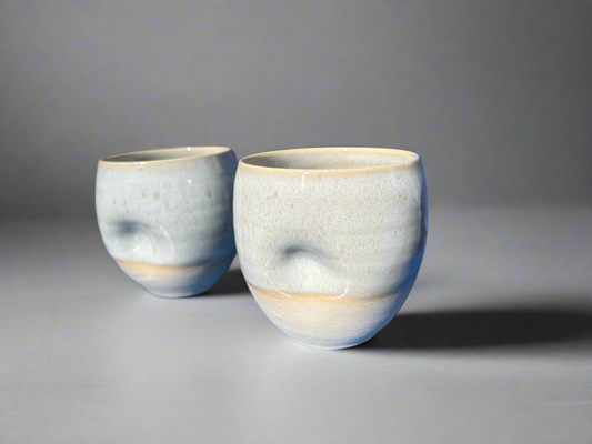 Set of 2 Ceramic Coffee Cups by Nur