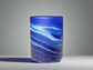 Cobalt Blue Handblown Phoenician Wide Glass