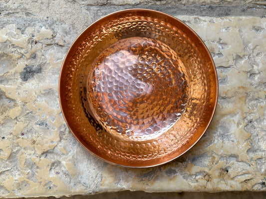 Exquisite Copper Hand Hammered Bowl