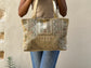 Embroidered Olive Green handbag