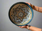 Hand Painted Mediterranean Artisanal Large Colorful Bowl