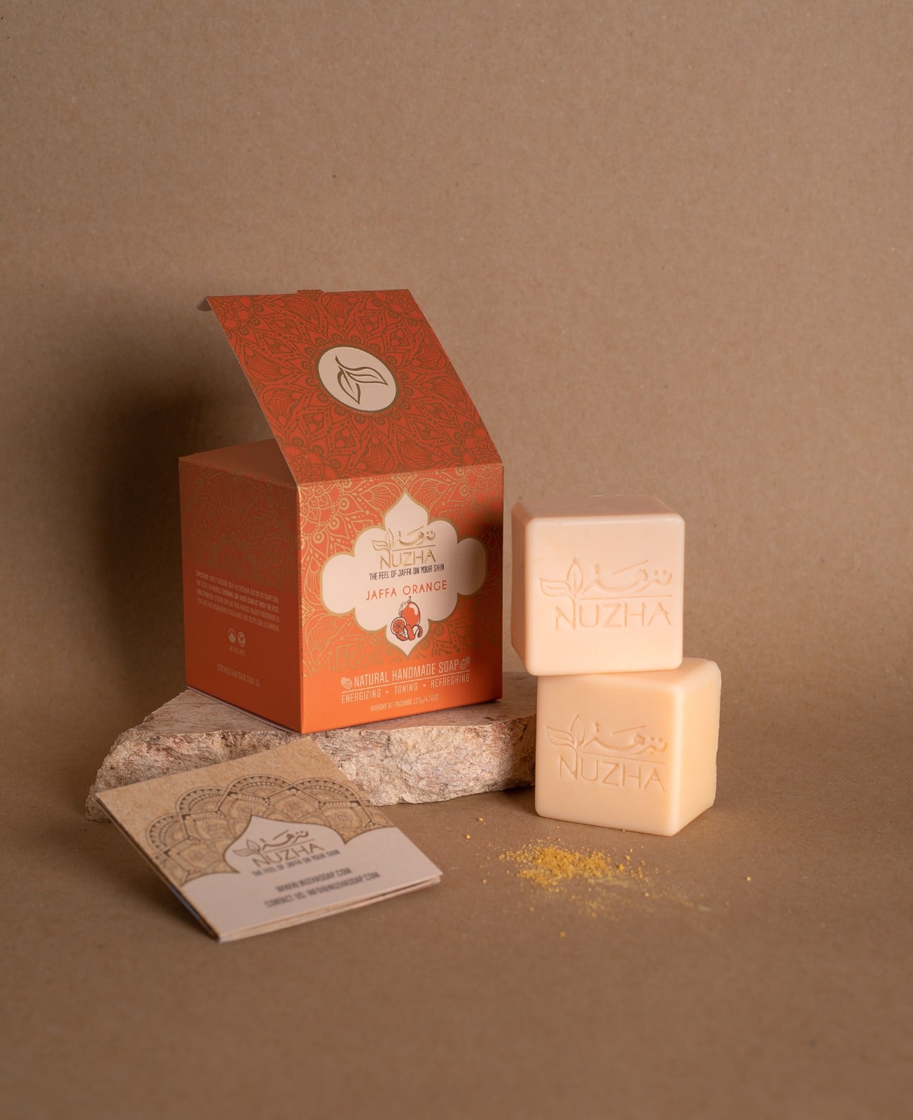 Jaffa Orange soap & natural loofa