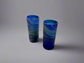 Handblown Hebron Phoenician Glass Tumblers - Cobalt Blue (Set of 2)