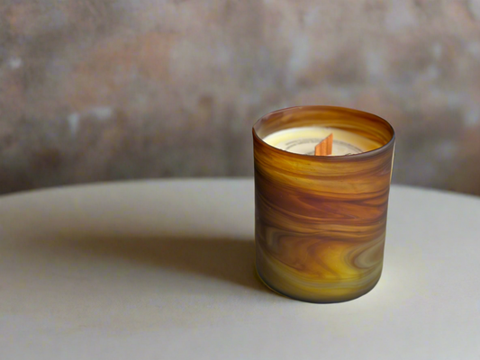 Phoenician Glass Beeswax Candle