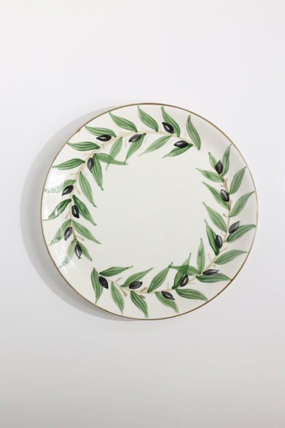 Olive Leaf Small Plate from Nisf Jbeil