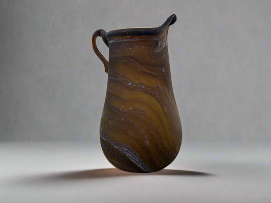 Honey Handblown Phoenician Pitcher