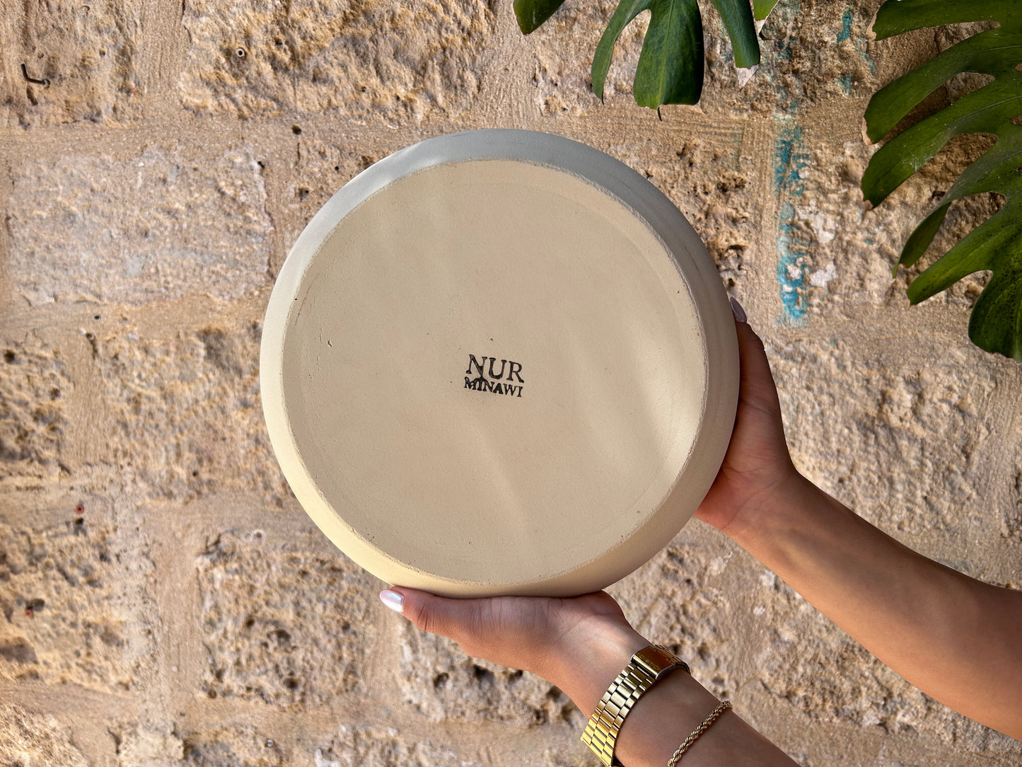 Stoneware Ceramic Pink Bowl