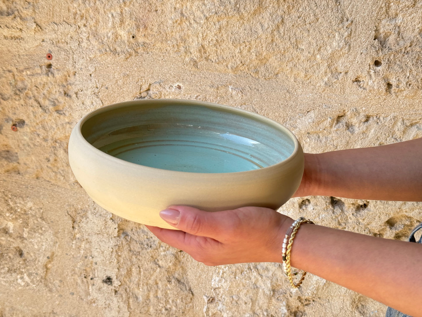 Stoneware Ceramic Blue Bowl (more sizes)