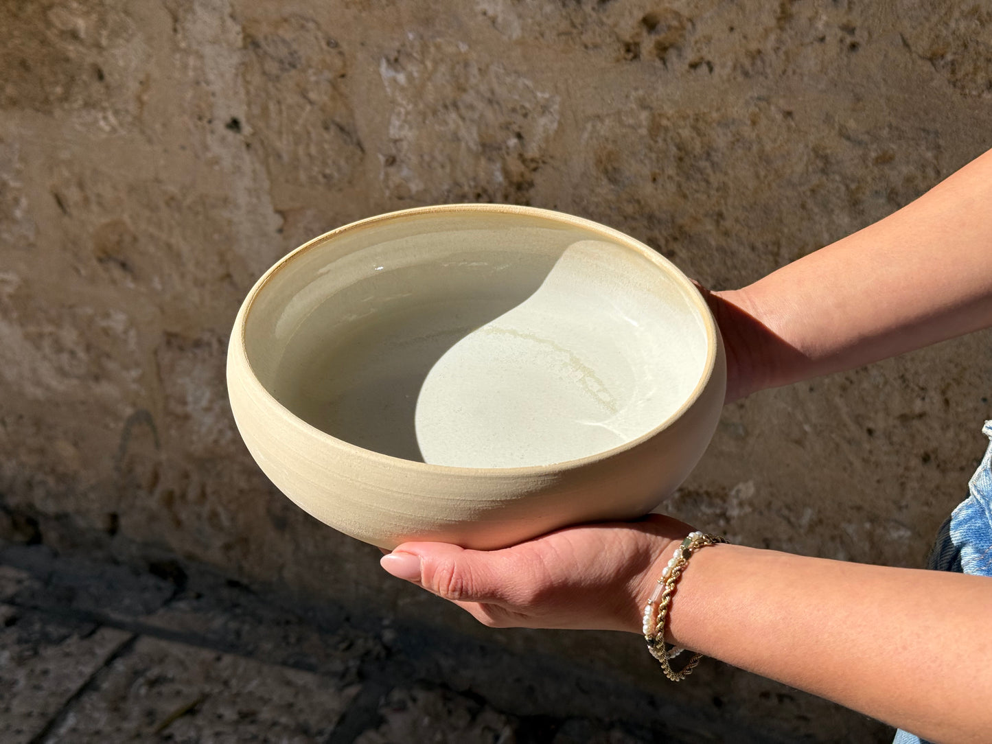 Stoneware Ceramic White Bowl (more sizes)