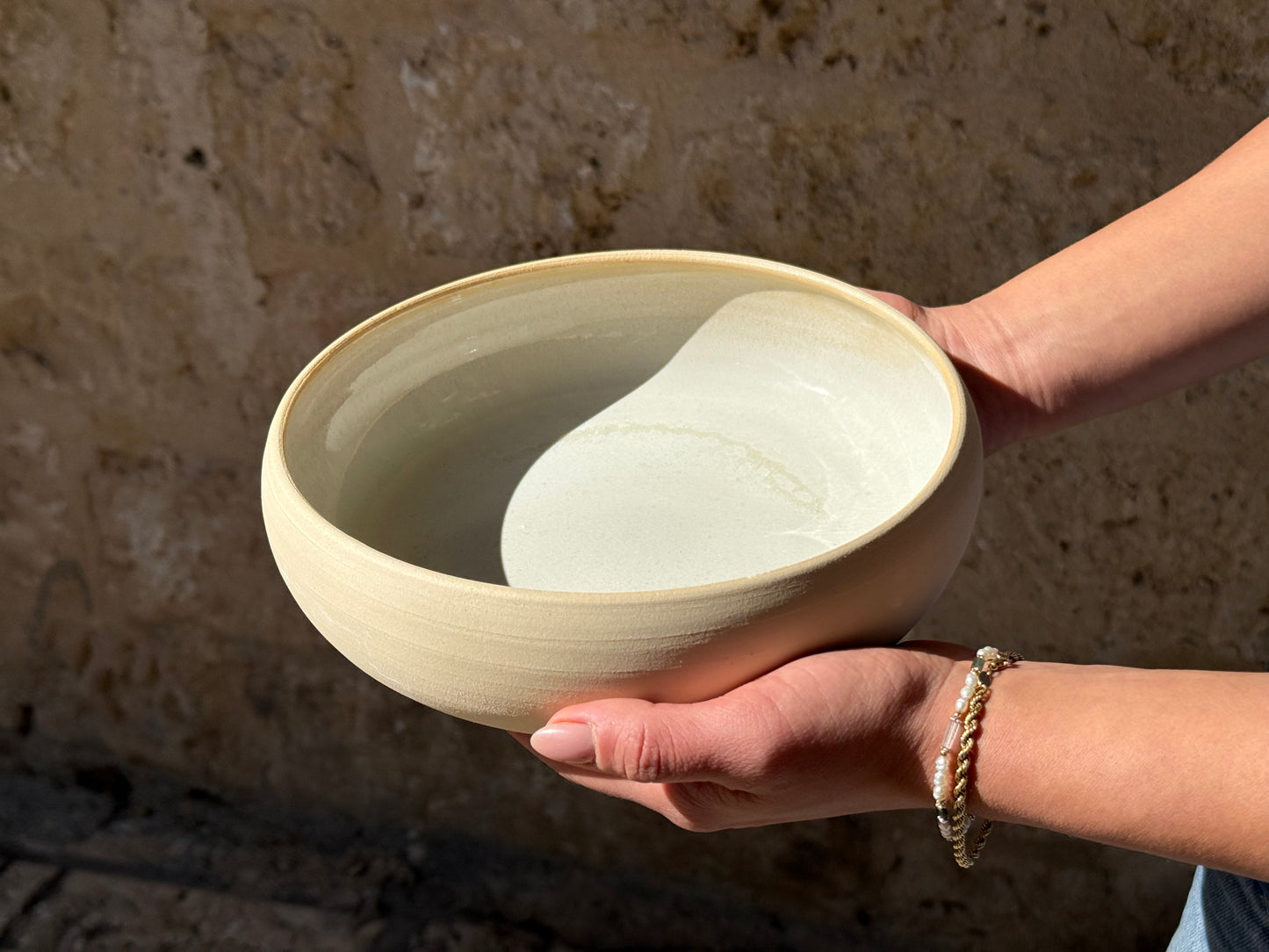 Stoneware Ceramic White Bowl (more sizes)