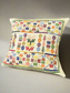 Palestinian Hand Embroidered Cushion Cover - Wardeh